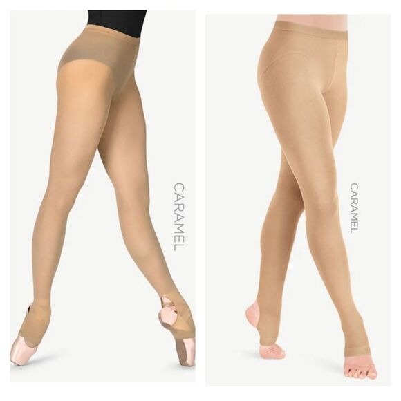 Theatricals Classwear Kids Dance Stirrup Tights - Picture 1 of 11